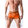 Maskulo - BeGuard Nylon Club Shorts with Foil Piping Details Orange