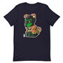 Playful Puppy - Green Mask - Short-Sleeve Unisex T-Shirt