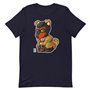 Playful Puppy - Orange Mask - Short-Sleeve Unisex T-Shirt