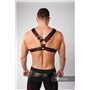 MASKULO - 2 Fronts Chest Harness Red