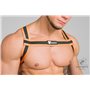 MASKULO - Bulldog Elastic Harness Neon Orange