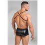 MASKULO - Bulldog Elastic Harness Neon Orange