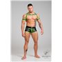 MASKULO - Rubber Harness with Biceps Bands Neon Green