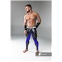 MASKULO - Men's Fetish Leggings Codpiece Zipped Rear Royal Blue