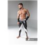 MASKULO - Men's Fetish Leggings Codpiece Zipped Rear White