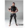 MASKULO - Men's Fetish Leggings Codpiece Zipped Rear Black