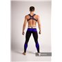 MASKULO - Men's Fetish Leggings Codpiece Royal Blue