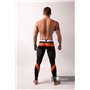 MASKULO - Men's Fetish Leggings Codpiece Neon Orange