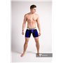 MASKULO - Men's Fetish Shorts Codpiece Zipped Rear Royal Blue