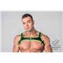 MASKULO - Youngero Y Men's Fetish Bulldog Harness Neon Green