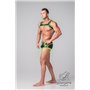 MASKULO - Youngero Y Men's Fetish Bulldog Harness Neon Green