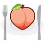 Addikt Eating Peach T-shirt
