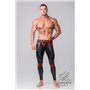 MASKULO - Men's Fetish Leggings Codpiece Open Rear Red