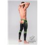 MASKULO - Men's Fetish Leggings Codpiece Open Rear Neon Green