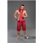 MASKULO - Men's Fetish Tank Top Mesh Red