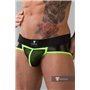 MASKULO - Briefs Mesh Codpiece Regular Rear Neon Green