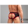 MASKULO - Life Men's Briefs Open rear Cotton Red