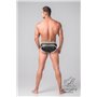 MASKULO - Fetish Briefs Codpiece Zippered Rear White