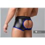 MASKULO - Fetish Trunks Mesh Codpiece Open Rear Royal Blue