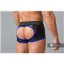 MASKULO - Fetish Trunks Mesh Codpiece Open Rear Royal Blue