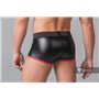 MASKULO - Fetish Trunks Mesh Codpiece Zippered Rear Red