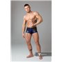 MASKULO - Fetish Trunks Mesh Codpiece Zippered Rear Royal Blue