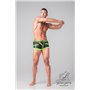 MASKULO - Fetish Trunks Codpiece Open Rear Neon Green