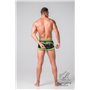 MASKULO - Fetish Trunks Codpiece Zippered Rear Neon Green