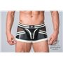 MASKULO - Fetish Trunks Codpiece Zippered Rear White