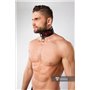 Maskulo Armored Red Fetish Collar