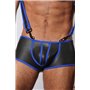 Gunner Lace Up Jock Trunk Blue