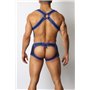 Gunner Lace Up Jock Trunk Blue