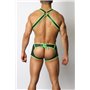 Gunner Lace Up Jock Trunk Green