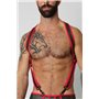 Gunner Neoprene Harness Red