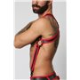 Gunner Neoprene Harness Red