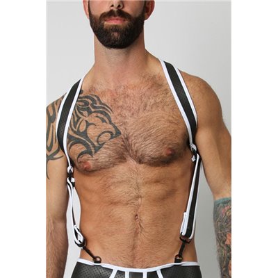 Gunner Neoprene Harness White