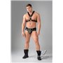 EnForce Shot Belt Codpiece Briefs Open Rear Black