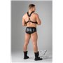 EnForce Shot Belt Codpiece Briefs Regular Rear Black