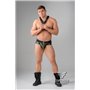 EnForce Shot Belt Codpiece Briefs Zipped Rear Black