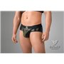 EnForce Waist-high Codpiece Briefs Zipped Rear Black