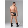 EnForce Shot Belt Codpiece Trunks Open Rear Black