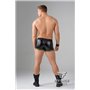 EnForce Shot Belt Codpiece Trunks Zipped Rear Black