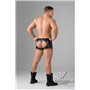 EnForce Waist-high Codpiece Trunks Open Rear Black