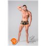 Youngero Generation Y Men's Fetish Trunks Codpiece Zippered Rear Neon Orange