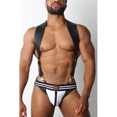 AXIOM ZIPPER JOCKSTRAP White