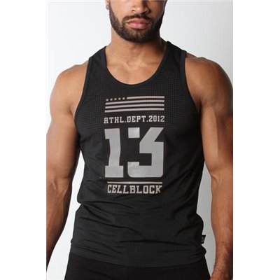 RELAY MESH TANK TOP Black