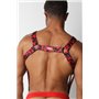 VAUX VX2 HARNESS Leopard Red