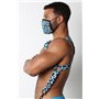 VAUX VX2 HARNESS Leopard Blue