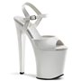 Xtreme Strap White 8" Heel