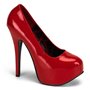 Teeze Platform Wide Width Red 5 3/4" Heel